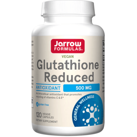 Jarrow Formulas Glutathione Reduced, 500mg - 120 vcaps- Lillys Pharmacy and Health Store