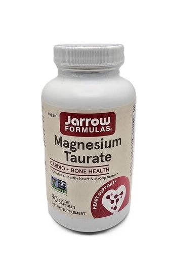 Jarrow Formulas Magnesium Taurate - 90 Vcaps - Lilly's Pharmacy