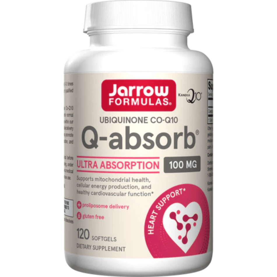 Jarrow Formulas Q-absorb, 100mg - 120 softgels- Lillys Pharmacy and Health Store