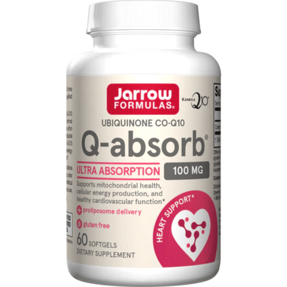 Jarrow Formulas Q-absorb, 100mg - 60 softgels- Lillys Pharmacy and Health Store