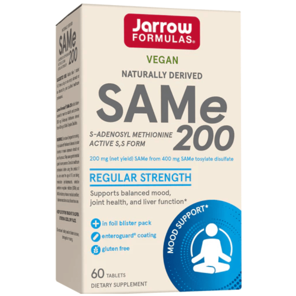 Jarrow Formulas SAMe 200 - 60 tabs- Lillys Pharmacy and Health Store