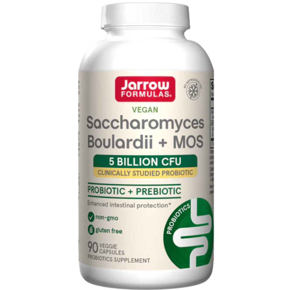Jarrow Formulas Saccharomyces Boulardii + MOS - 90 vcaps- Lillys Pharmacy and Health Store