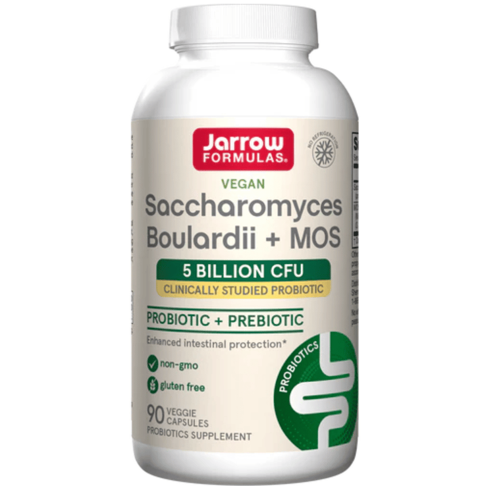 Jarrow Formulas Saccharomyces Boulardii + MOS - 90 vcaps- Lillys Pharmacy and Health Store