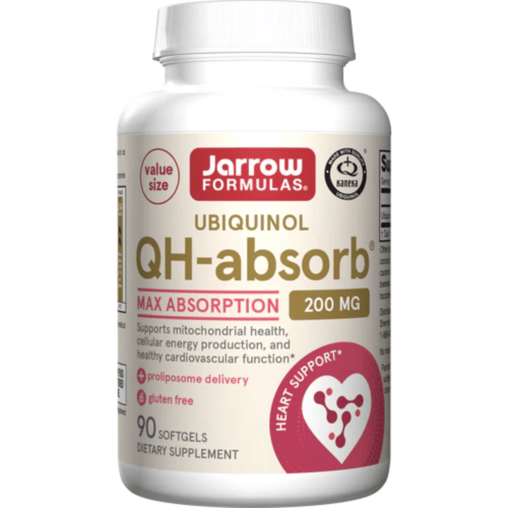 Jarrow Formulas Ubiquinol QH-absorb, 200mg - 90 softgels- Lillys Pharmacy and Health Store