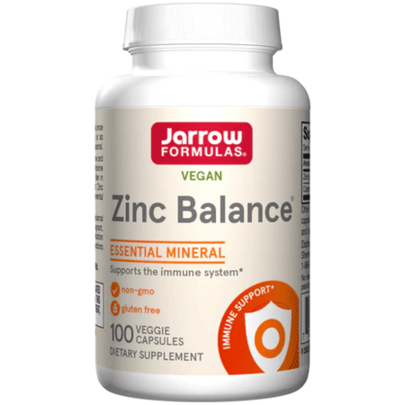 Jarrow Formulas Zinc Balance - 100 vcaps- Lillys Pharmacy and Health Store