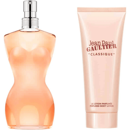Jean Paul Gaultier JPG Classique 50ml 2 Piece Gift Set - 50ml Eau de Toilette Spray, 75ml Body Lotion- Lillys Pharmacy and Health Store