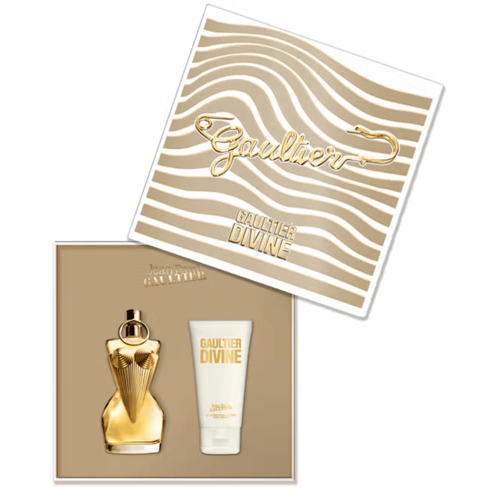Jean Paul Gaultier JPG Divine 50ml 2 Piece Gift Set - 50ml Eau de Parfum Spray, 75ml Body Lotion- Lillys Pharmacy and Health Store
