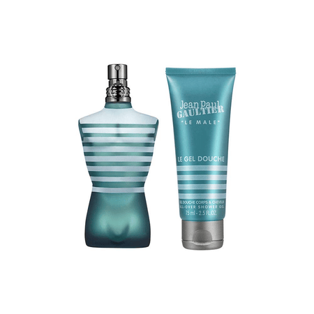 Jean Paul Gaultier JPG Le Male 75ml 2 Piece Gift Set - 75ml Eau de Toilette Spray, 75ml Shower Gel- Lillys Pharmacy and Health Store