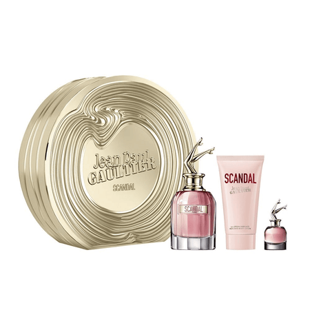 Jean Paul Gaultier JPG Scandal 80ml 3 Piece Gift Set - 80ml Eau de Parfum Spray, 75ml Body Lotion, 6ml Eau de Parfum Spray- Lillys Pharmacy and Health Store