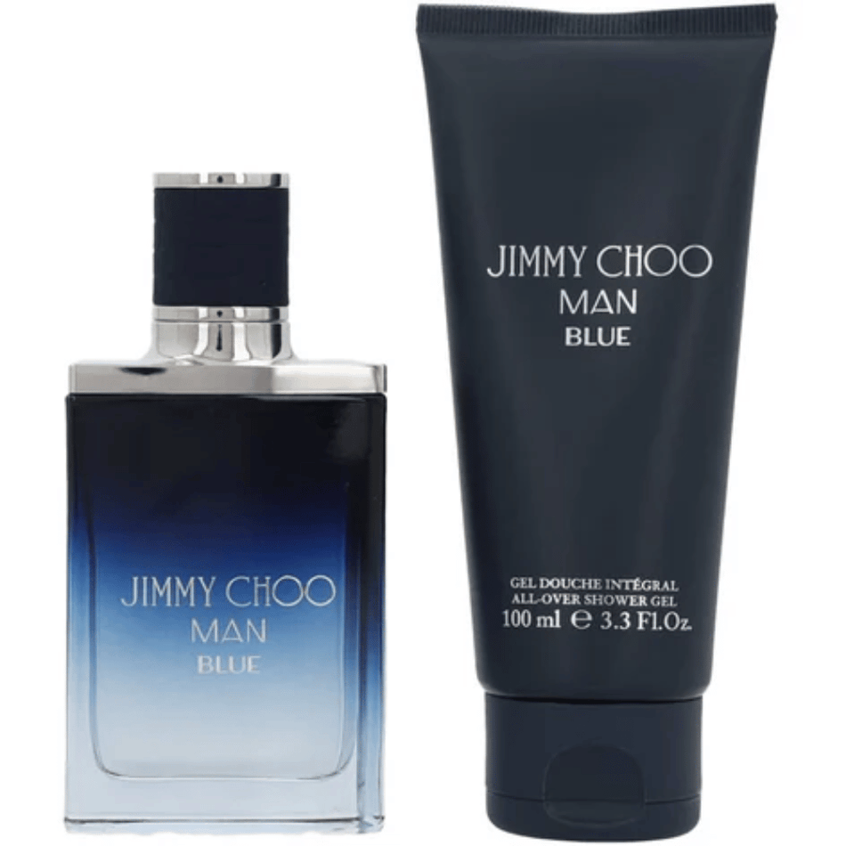 Jimmy Choo Man Blue 50ml 2pc Gift Set50ml Edt Spr, 100ml Shower Gel- Lillys Pharmacy and Health Store