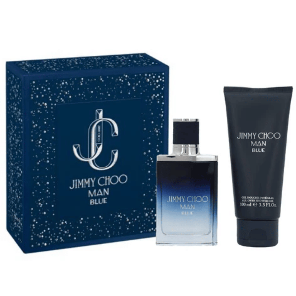 Jimmy Choo Man Blue 50ml 2pc Gift Set50ml Edt Spr, 100ml Shower Gel- Lillys Pharmacy and Health Store