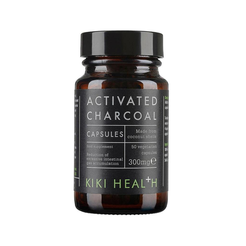 KIKI Health Activated Charcoal, 300mg 50 vcaps- Lillys Pharmacy and Health Store
