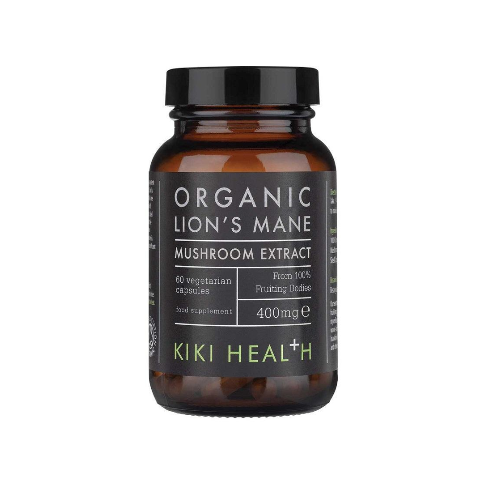 KIKI Health Lion's Mane's Extract, 400mg 60 vcaps- Lillys Pharmacy and Health Store