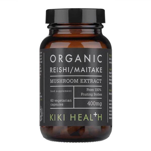KIKI Health Reishi & Maitake Mushroom Extract 60 vcaps- Lillys Pharmacy and Health Store