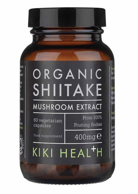 KIKI Health Shiitake Extract, 400mg 60 vcaps- Lillys Pharmacy and Health Store