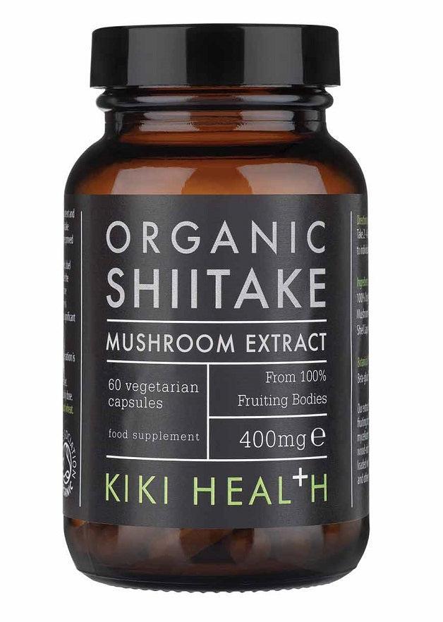 KIKI Health Shiitake Extract, 400mg 60 vcaps- Lillys Pharmacy and Health Store