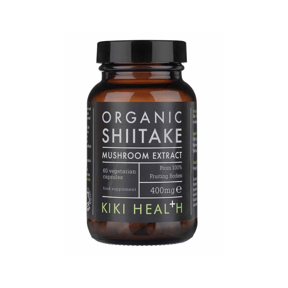 KIKI Health Shiitake Extract, 400mg 60 vcaps- Lillys Pharmacy and Health Store