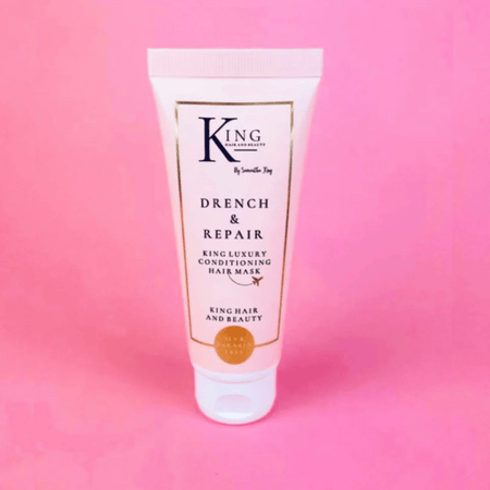 King Hair & Beauty Drench & Repair Mini Conditioning Hair Mask (75ml)- Lillys Pharmacy and Health Store