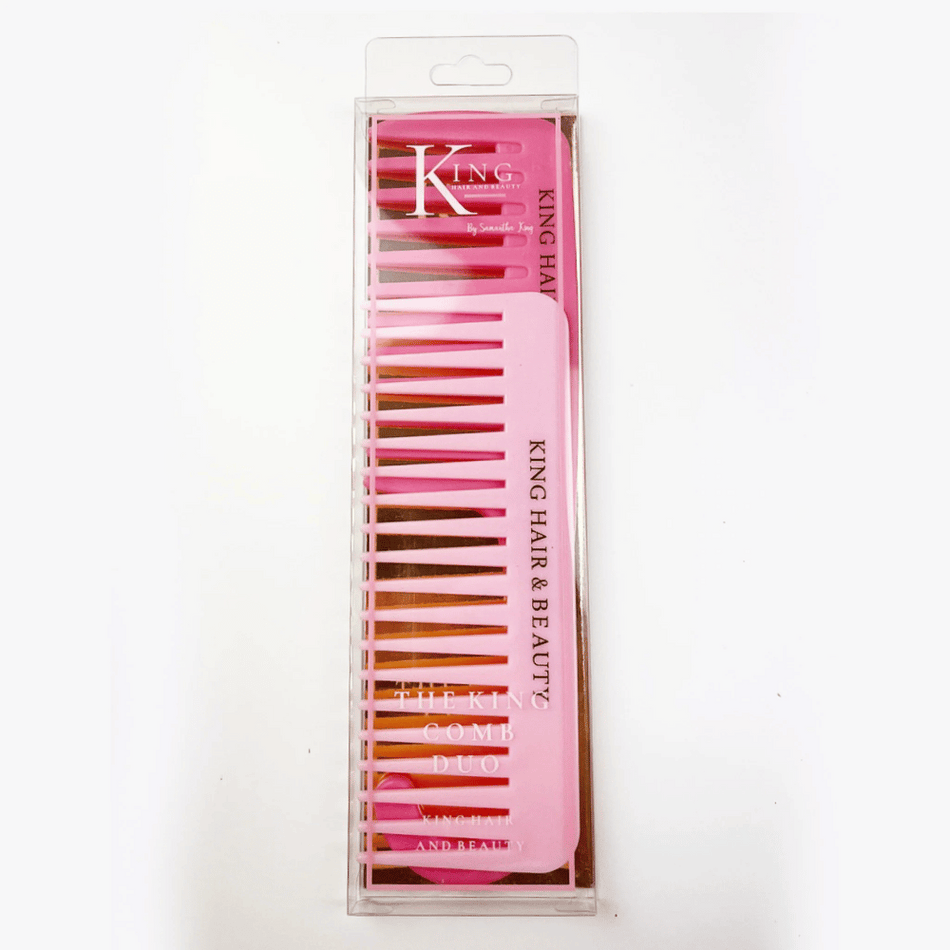 King Hair & Beauty King Curl Comb Duo- Lillys Pharmacy and Health Store