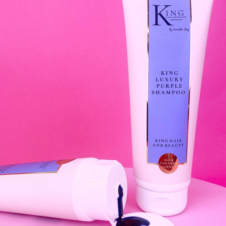King Hair & Beauty King Luxury Purple Shampoo- Lillys Pharmacy and Health Store