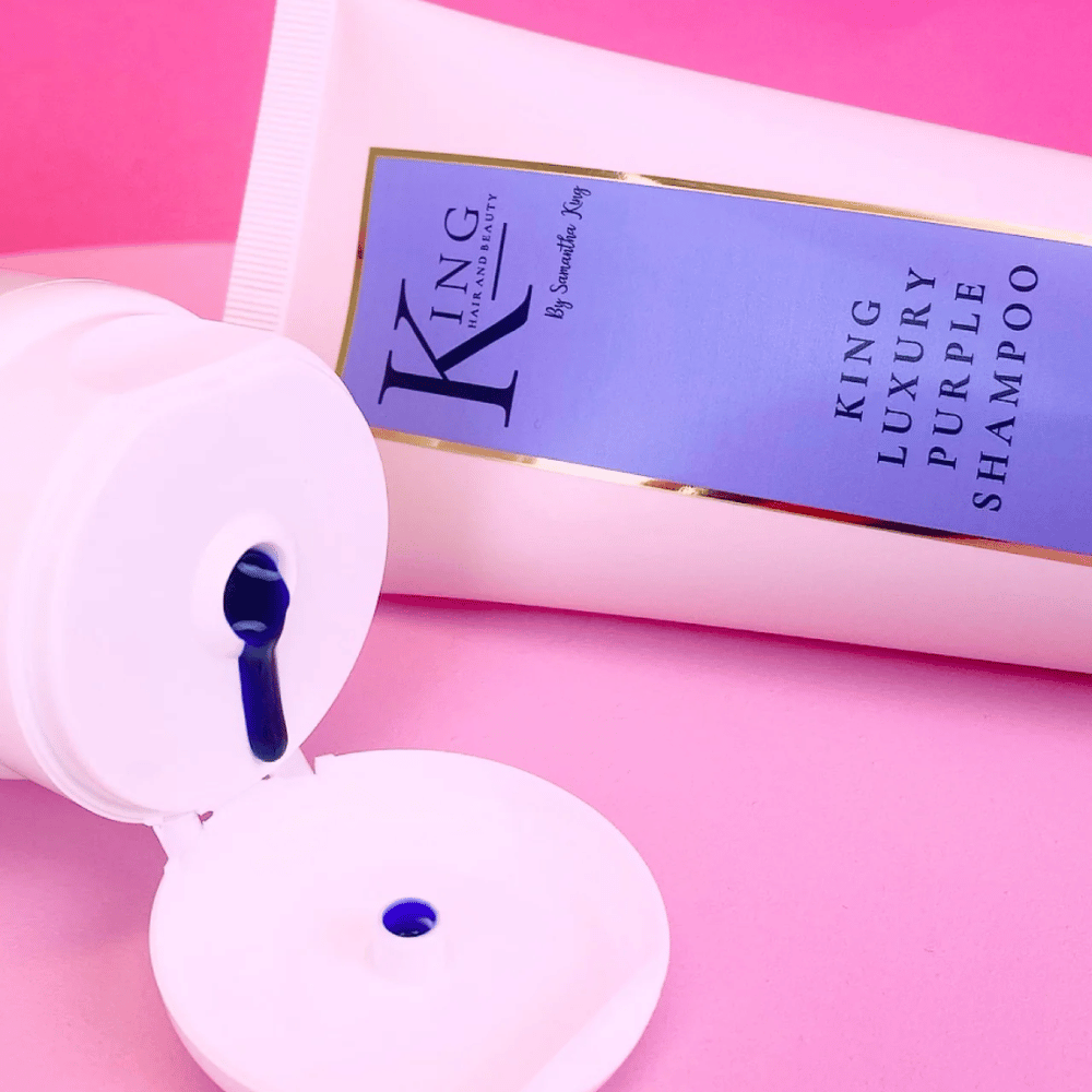King Hair & Beauty King Luxury Purple Shampoo- Lillys Pharmacy and Health Store