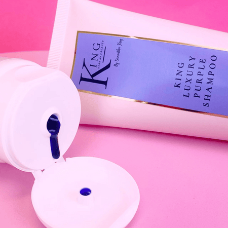 King Hair & Beauty King Luxury Purple Shampoo- Lillys Pharmacy and Health Store
