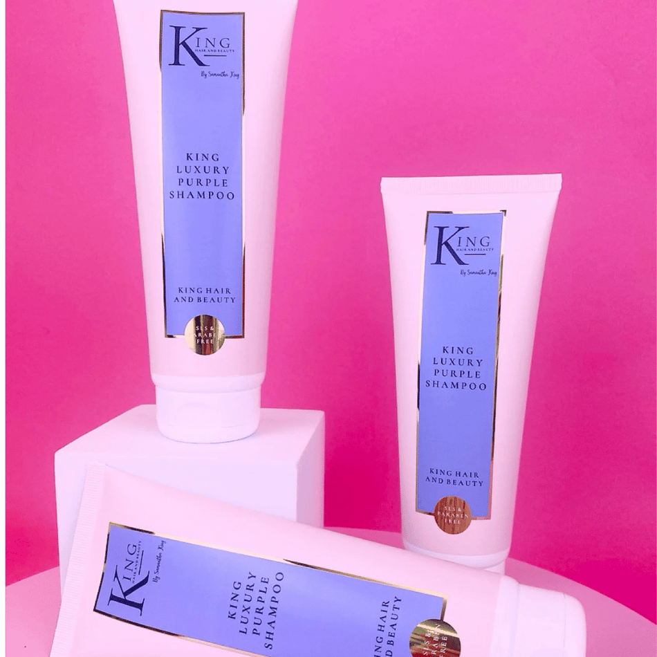King Hair & Beauty King Luxury Purple Shampoo- Lillys Pharmacy and Health Store
