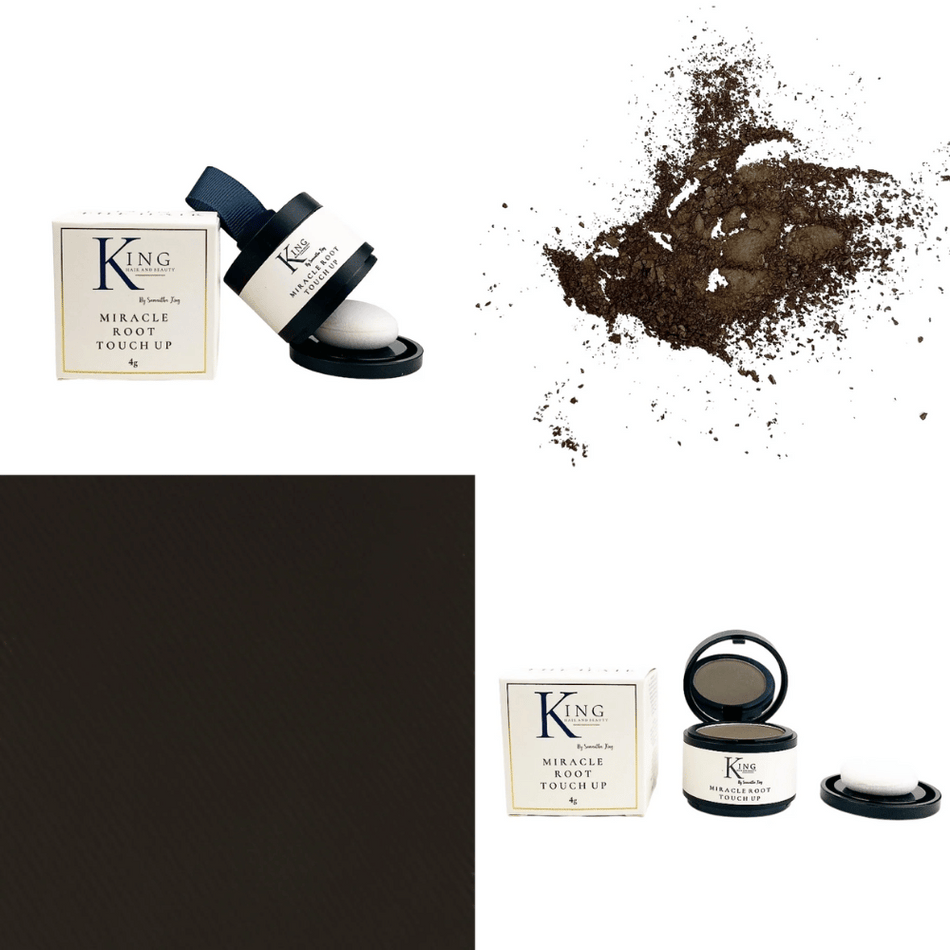 King Hair & Beauty Miracle Root Touch Up - Dark Brown- Lillys Pharmacy and Health Store