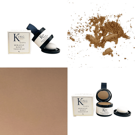 King Hair & Beauty Miracle Root Touch Up - Light Brown- Lillys Pharmacy and Health Store