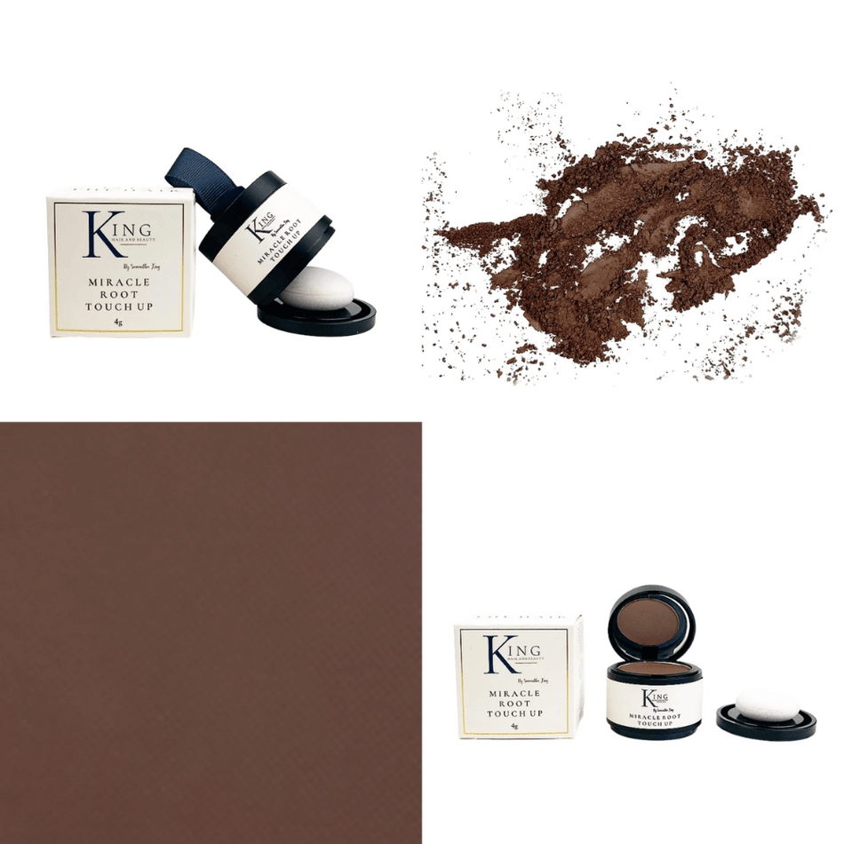 King Hair & Beauty Miracle Root Touch Up - Medium Brown- Lillys Pharmacy and Health Store