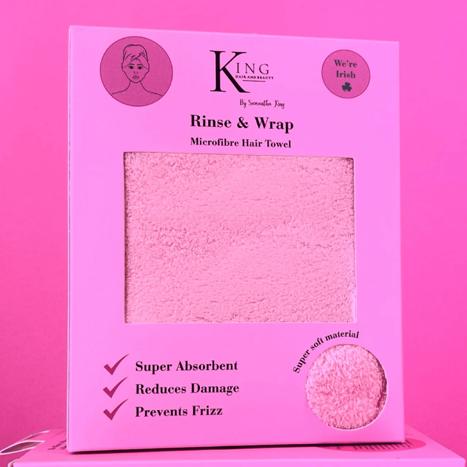 King Hair & Beauty Rinse & Wrap Microfibre Hair Towel- Lillys Pharmacy and Health Store