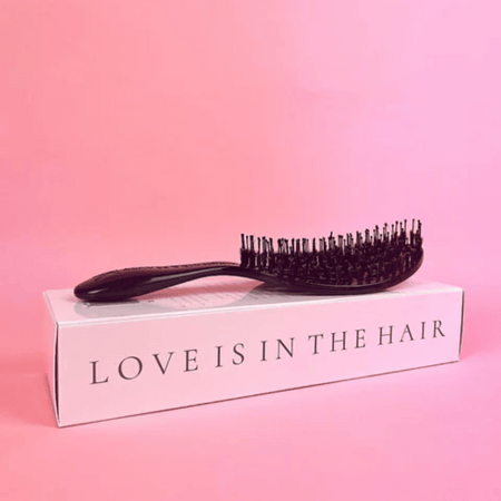 King Hair & Beauty The Jewel Hairbrush- Black- Lillys Pharmacy and Health Store