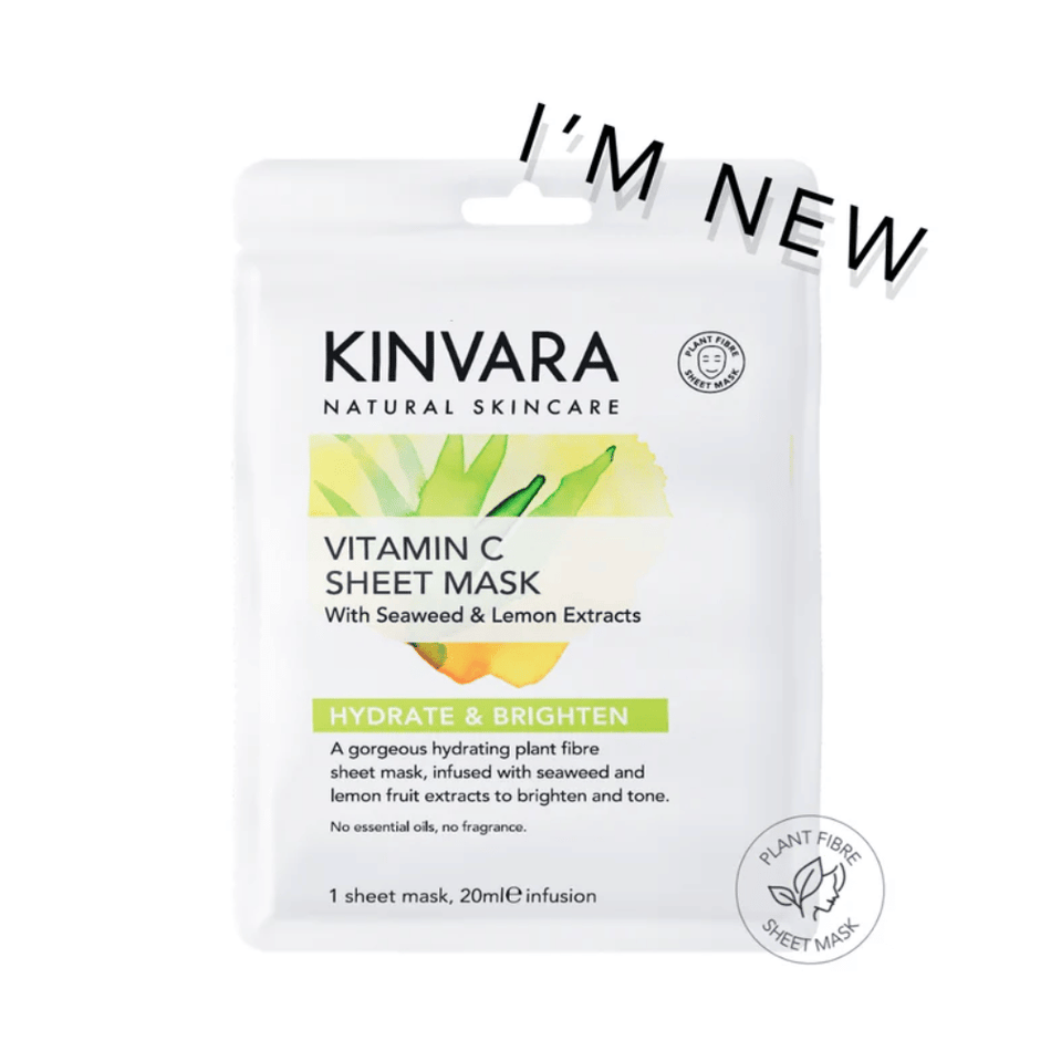 Kinvara Vitamin C Sheet Mask 1pc- Lillys Pharmacy and Health Store