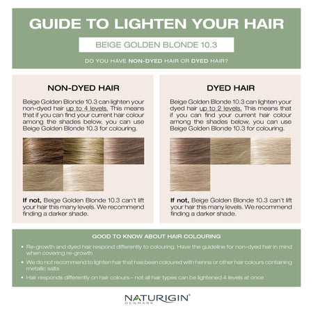 LIght Golden Blonde 10.3 Permanent Hair Colour- Lillys Pharmacy and Health Store