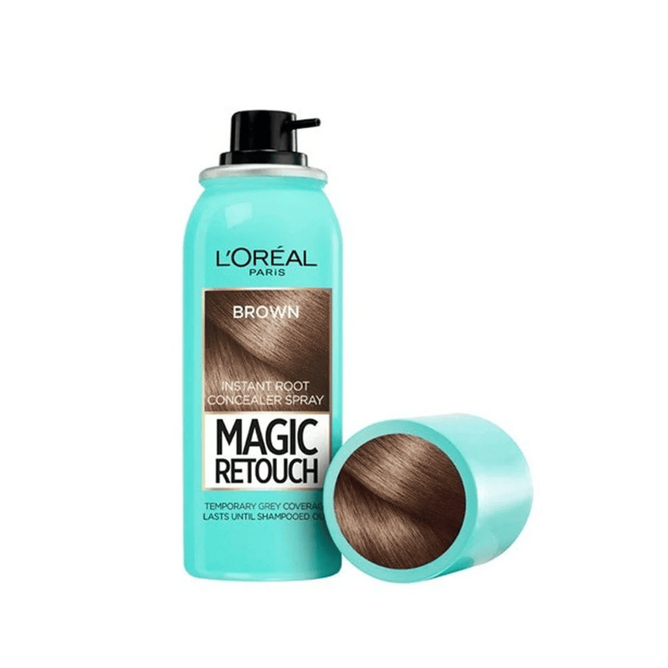 L'Oreal Magic Retouch Root Concealer Spray - Brown- Lillys Pharmacy and Health Store