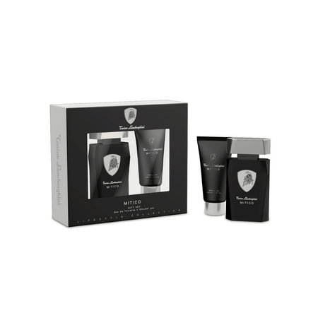 Lamborghini Mitico 75ml 2 Piece Gift Set - 75ml Eau de Toilette Spray, 100ml Aftershave Balm- Lillys Pharmacy and Health Store