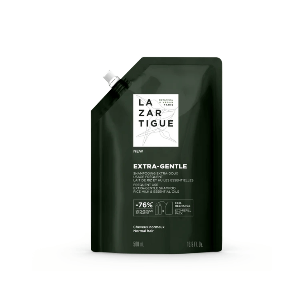 Lazartigue Extra-Gentle Shampoo Refill 500ml- Lillys Pharmacy and Health Store