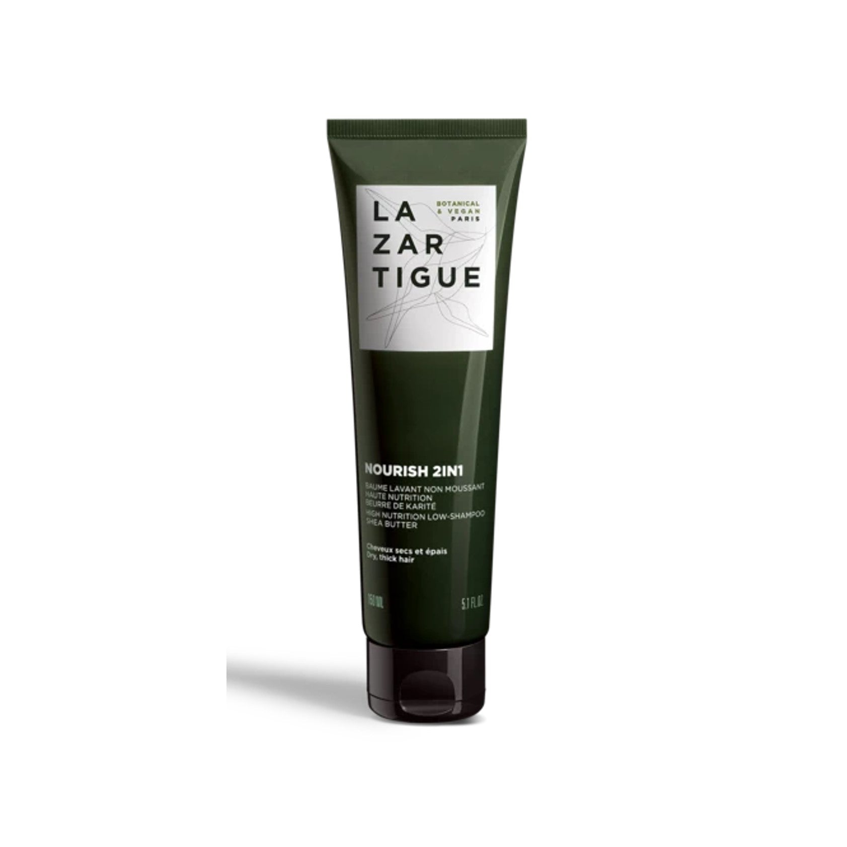 Lazartigue Nourish 2in1 Low Shampoo (Dry Thick Hair) 150ml- Lillys Pharmacy and Health Store