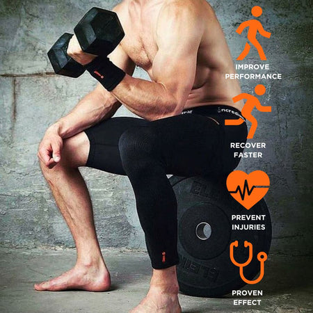 Leg Sleeve - Charcoal- Lillys Pharmacy and Health Store