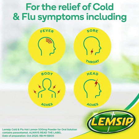 Lemsip Original Cold & Flu 10's- Lillys Pharmacy and Health Store