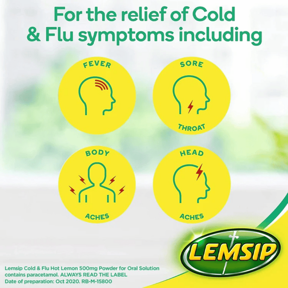 Lemsip Original Cold & Flu 10's- Lillys Pharmacy and Health Store