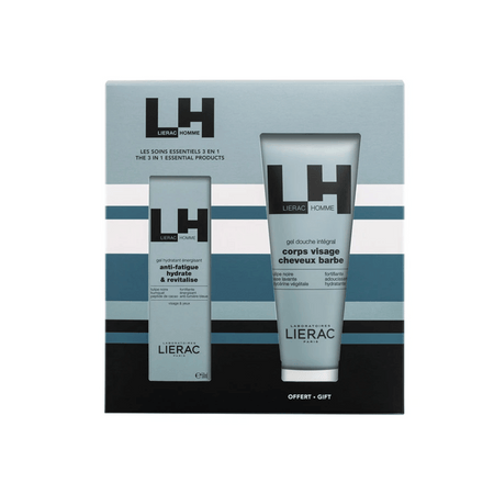 Lierac Homme 3 in 1 Essentials Energizing Gel 50ml + Integral Gel 200ml- Lillys Pharmacy and Health Store