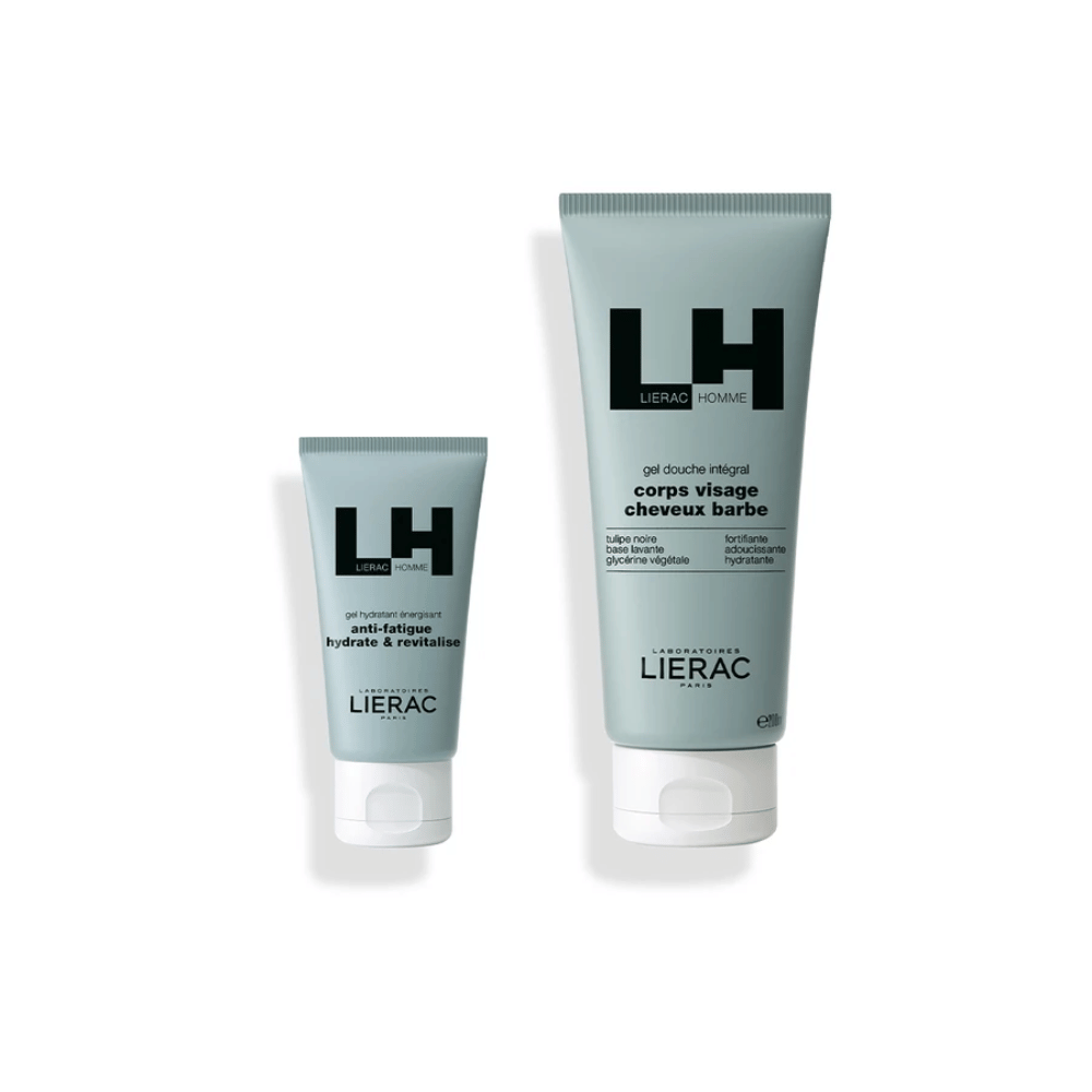 Lierac Homme 3 in 1 Essentials Energizing Gel 50ml + Integral Gel 200ml- Lillys Pharmacy and Health Store