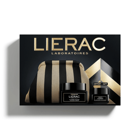 Lierac PREMIUM Silk Cream Set in Gold Pouch- Lillys Pharmacy and Health Store