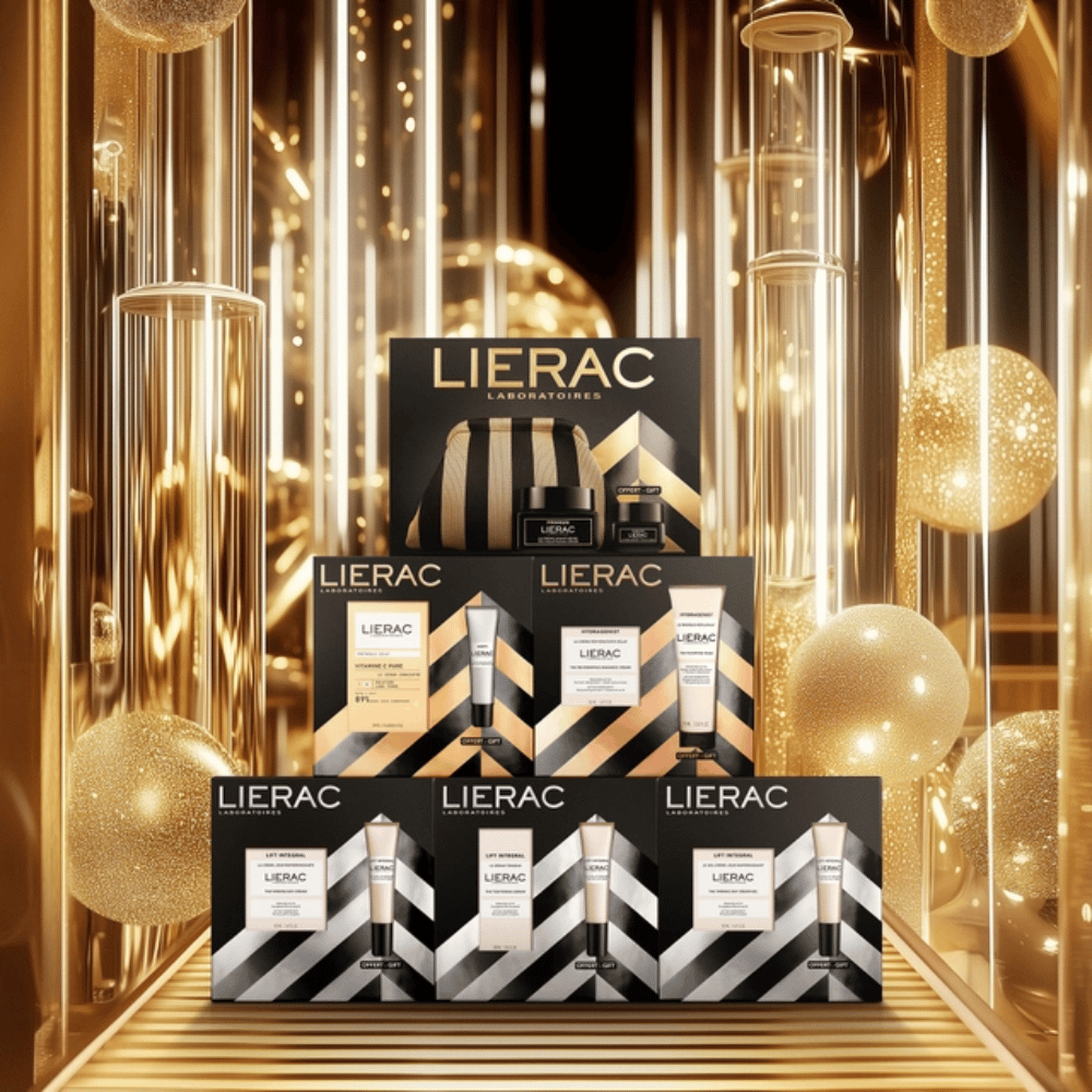 Lierac PREMIUM Silk Cream Set in Gold Pouch- Lillys Pharmacy and Health Store