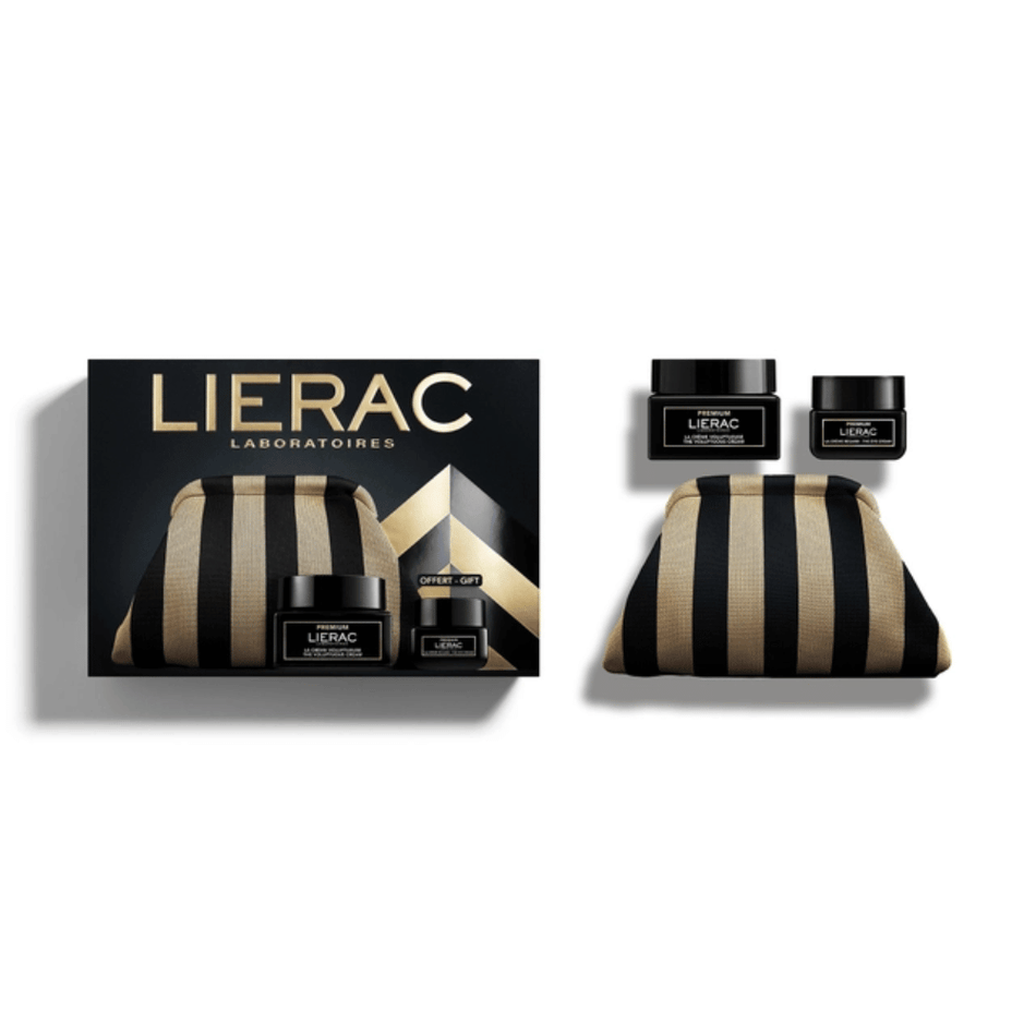 Lierac PREMIUM Silk Cream Set in Gold Pouch- Lillys Pharmacy and Health Store