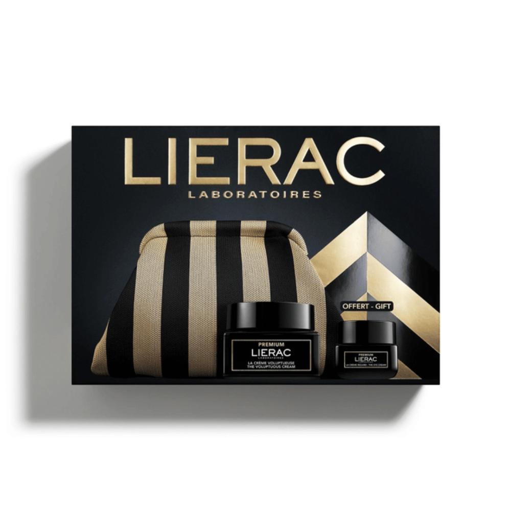 Lierac PREMIUM Voluptous Cream Set in Gold Pouch- Lillys Pharmacy and Health Store