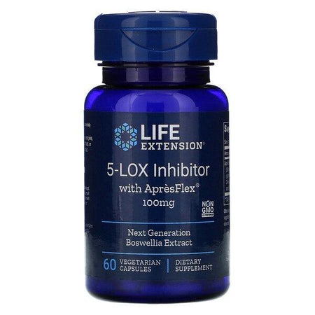 Life Extension 5LOX Inhibitor with ApresFlex, 100mg 60 vcaps- Lillys Pharmacy and Health Store