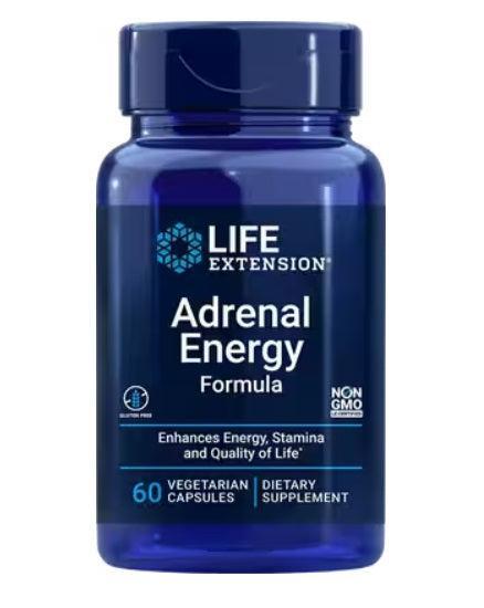Life Extension Adrenal Energy Formula 60 vcaps- Lillys Pharmacy and Health Store