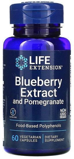 Life Extension Blueberry Extract with Pomegranate 60 vcaps- Lillys Pharmacy and Health Store
